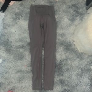 grey ish purple lululemon leggings barely worn!!